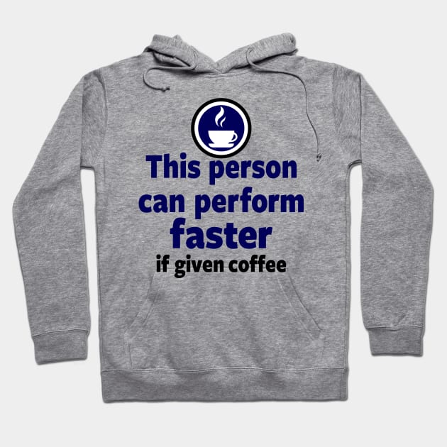 Funny Coffee Disclaimer Meme Gift For Coffee Lovers Hoodie by Originals By Boggs